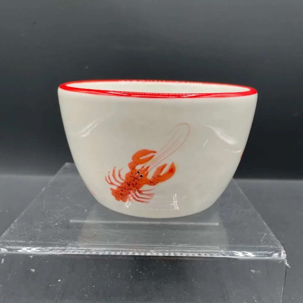 Crate & Barrel Bar Harbor Crab Lobster Fish Butter Sauce Replacement Bowl ONLY